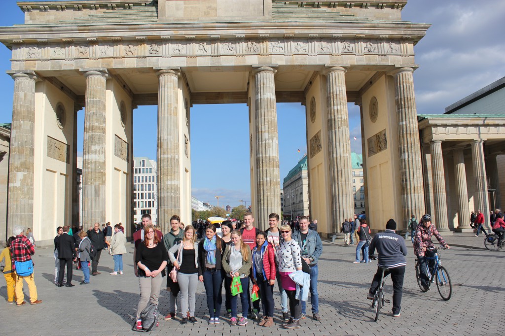 ...und vorm Brandenburger Tor